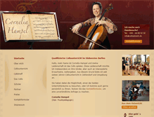 Tablet Screenshot of cellostreich.de